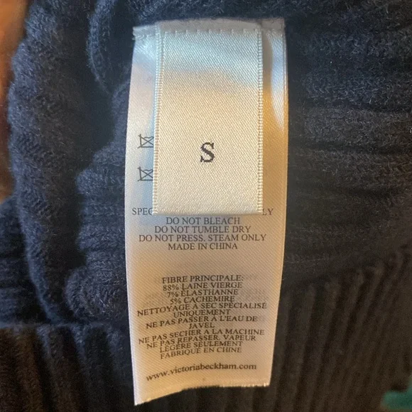 🔥❤️ EUC Victoria Beckham Mock Turtleneck Midi Sweater Dress - Picture 6 of 14